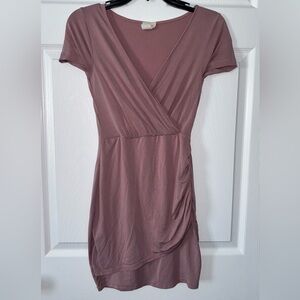 Rose colored dress